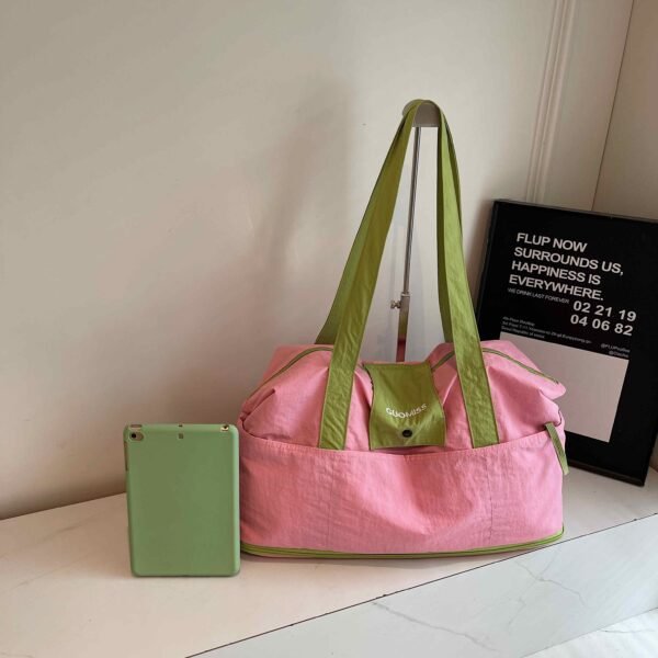 Canvas tote bagcrossbody bag, foldable and expandable