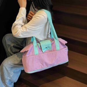 Canvas tote bagcrossbody bag, foldable and expandable