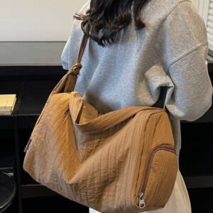 Women's wet and dry separation gym bag, durable sports tote bag