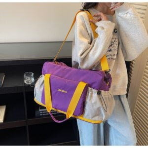 Stylish large-capacity travel tote bag