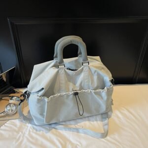 Customizable waterproof sports tote bag, versatile travel and sports bag