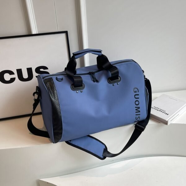 Dry and wet separation, zippered travel bag,