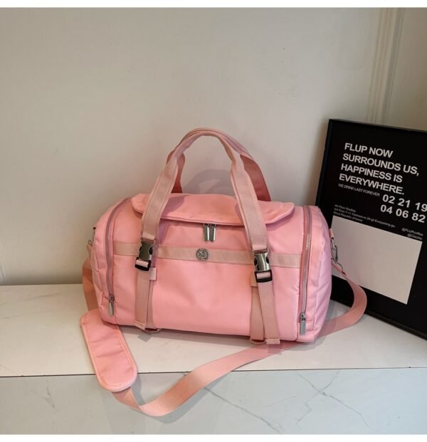 Large-capacity nylon yoga and sports single-shoulder tote bag