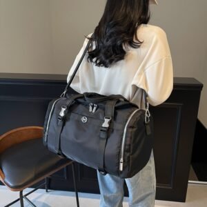 Large-capacity nylon yoga and sports single-shoulder tote bag