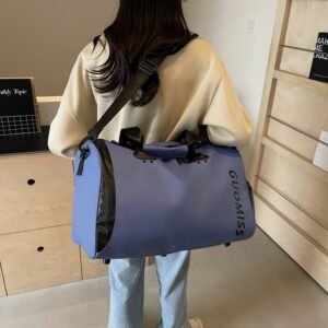 Dry and wet separation, zippered travel bag,