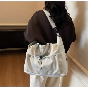 Customizable waterproof sports tote bag, versatile travel and sports bag