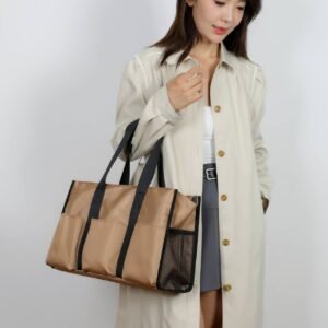 Canvas Tote Bag Shoulder Strap Shopping Tool bag